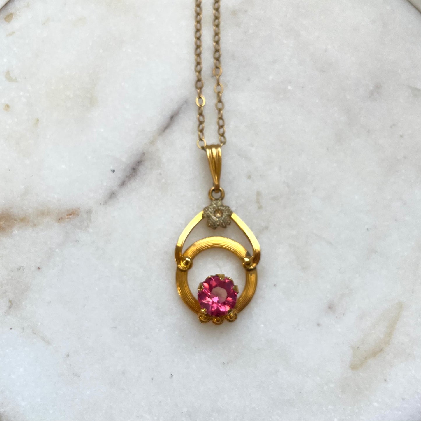 Flower Moon Gold Necklace