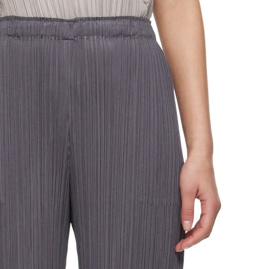 Issey Miyake Grey Pleated Pant