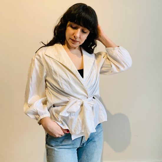 Pearl Raw Silk Jacket