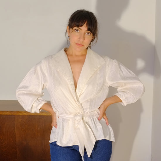 Pearl Raw Silk Jacket