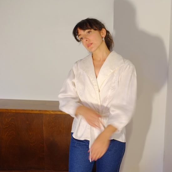 Pearl Raw Silk Jacket