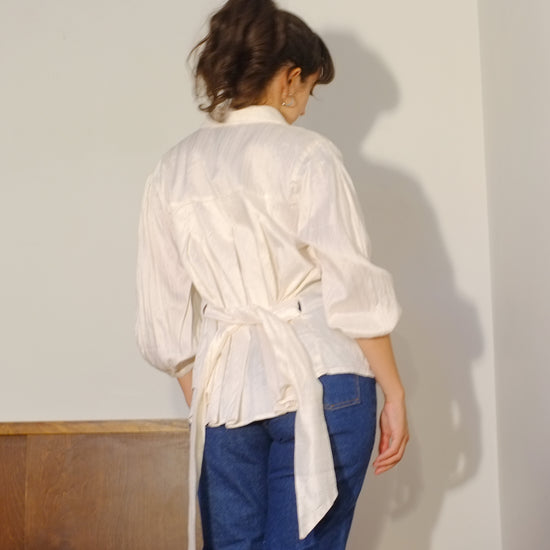 Pearl Raw Silk Jacket