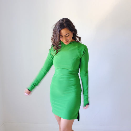 Green Fluidity Dress