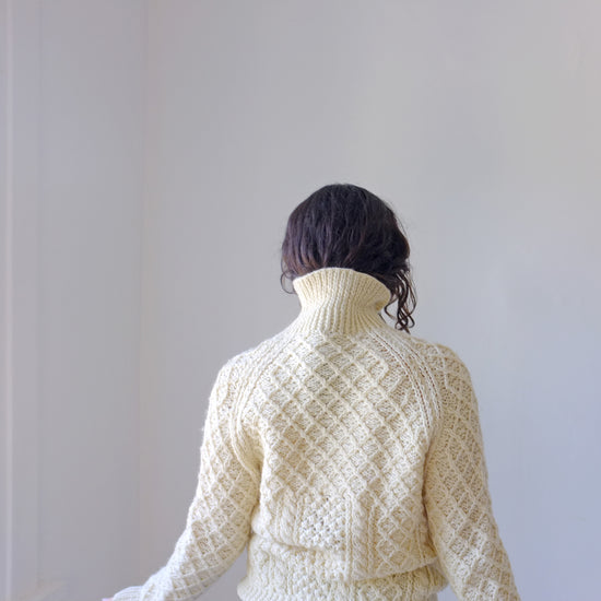 Cream Aran Sweater