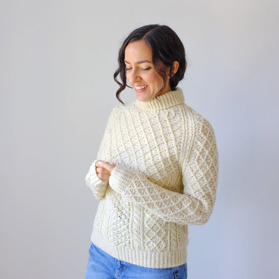 Cream Aran Sweater