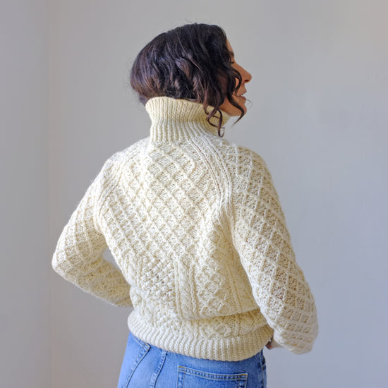 Cream Aran Sweater