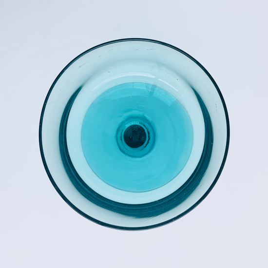Load image into Gallery viewer, Teal Coupe Glass

