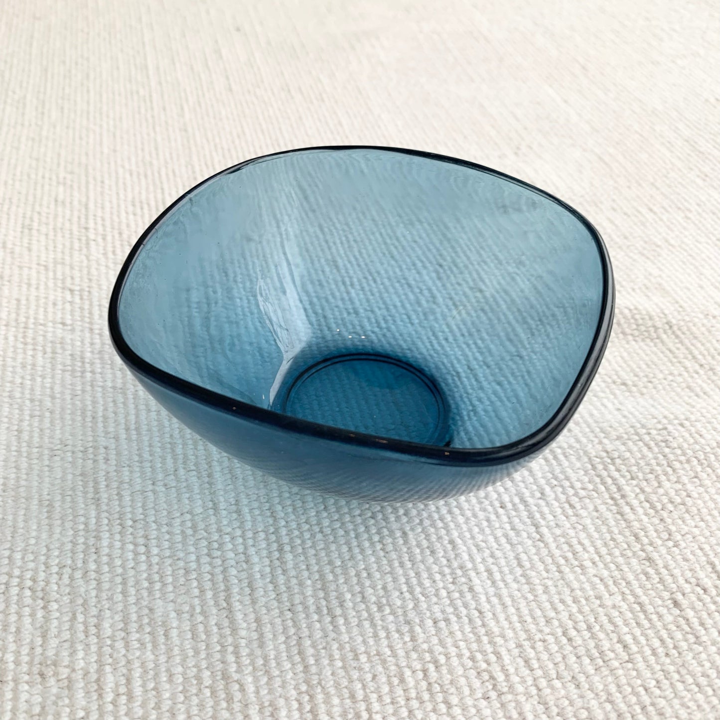Prussian Blue Midcentury Bowl