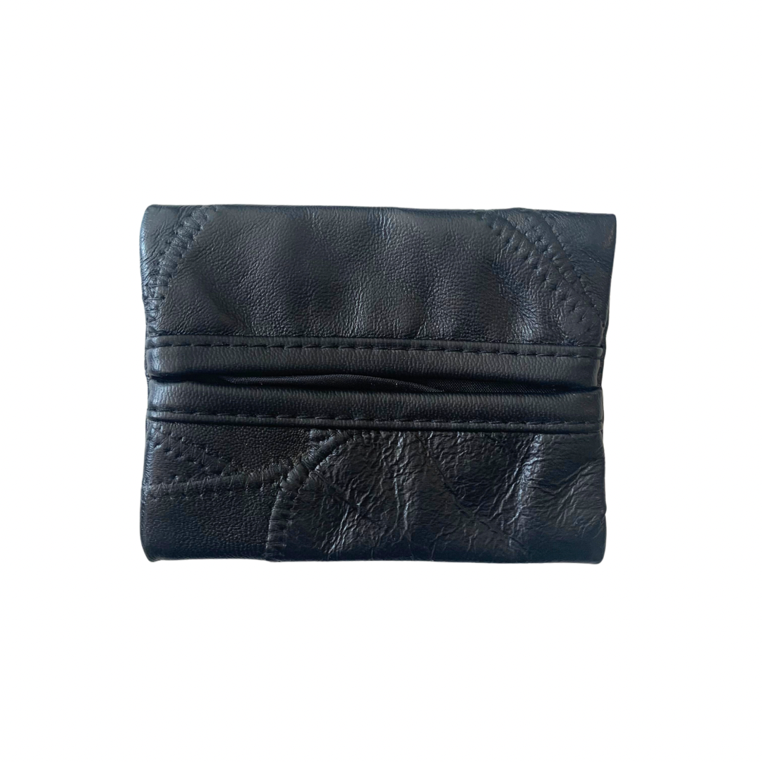 Quilted Leather Wallet Set