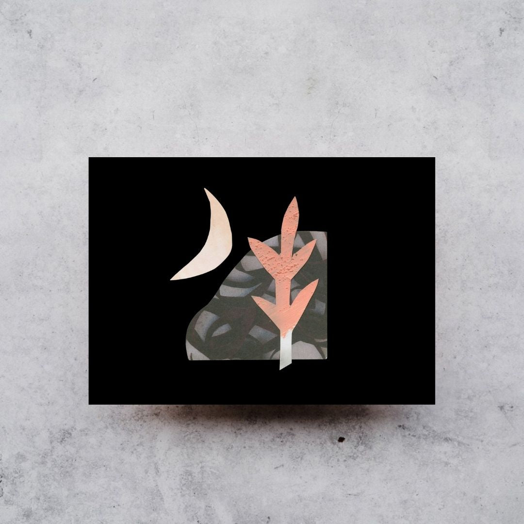 Night Moon - Greeting Card