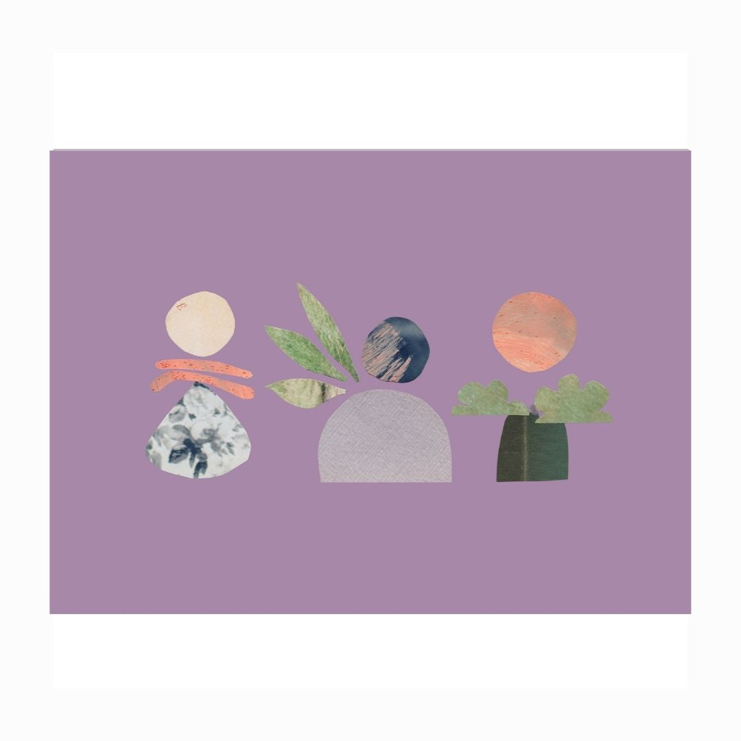 Lilac Flora Medley - Greeting Card