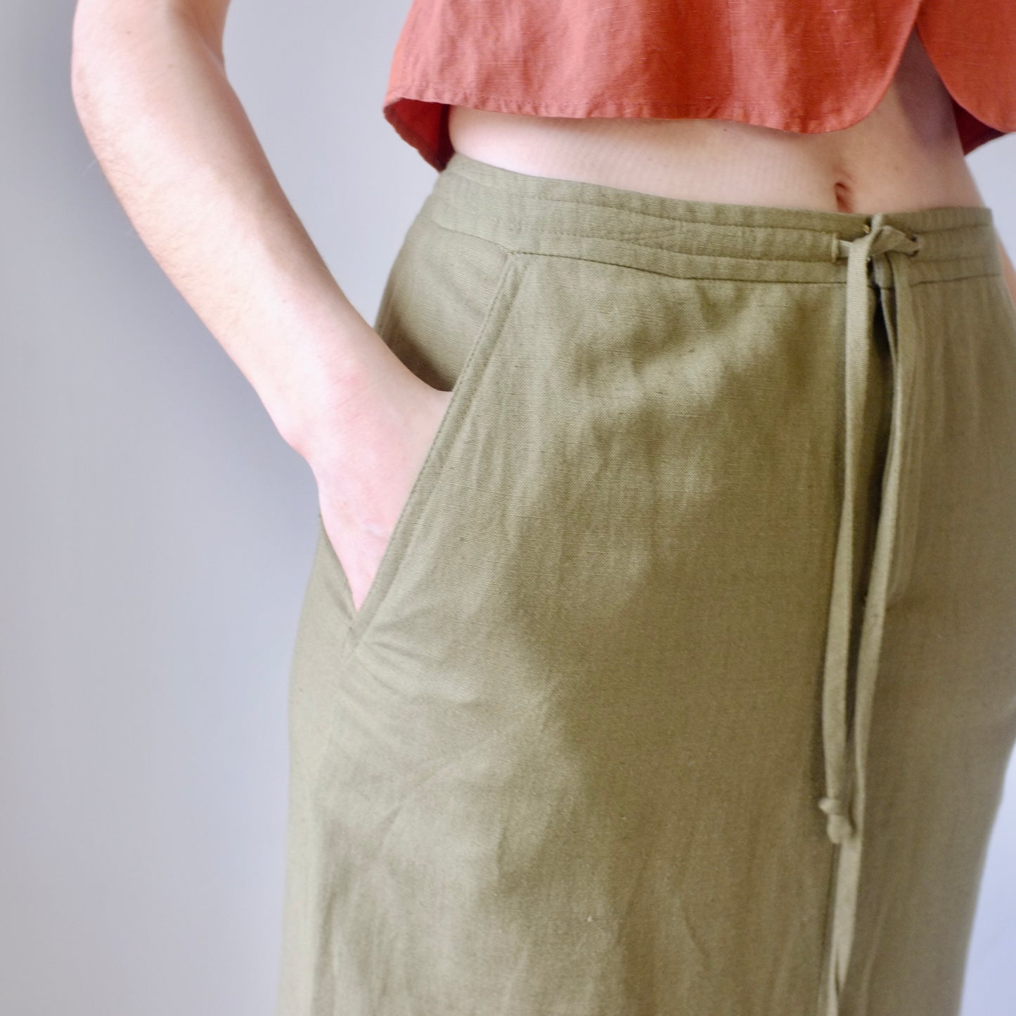 Mushroom Pocket Skirt