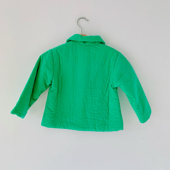 Kids Green Sweater Jacket