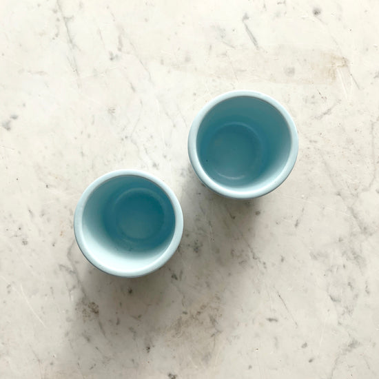Pastel Blue Ceramic Mini Ramekins