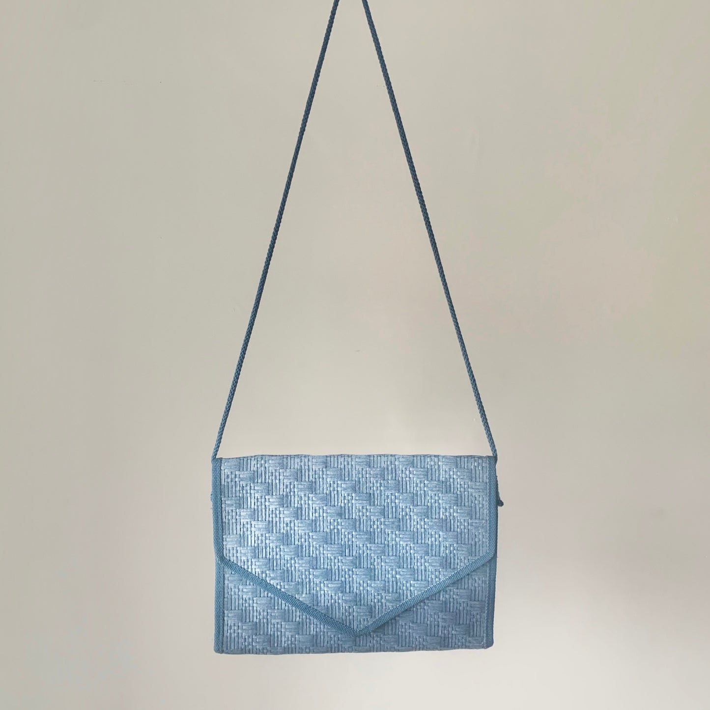 Prussian Blue Woven Bag