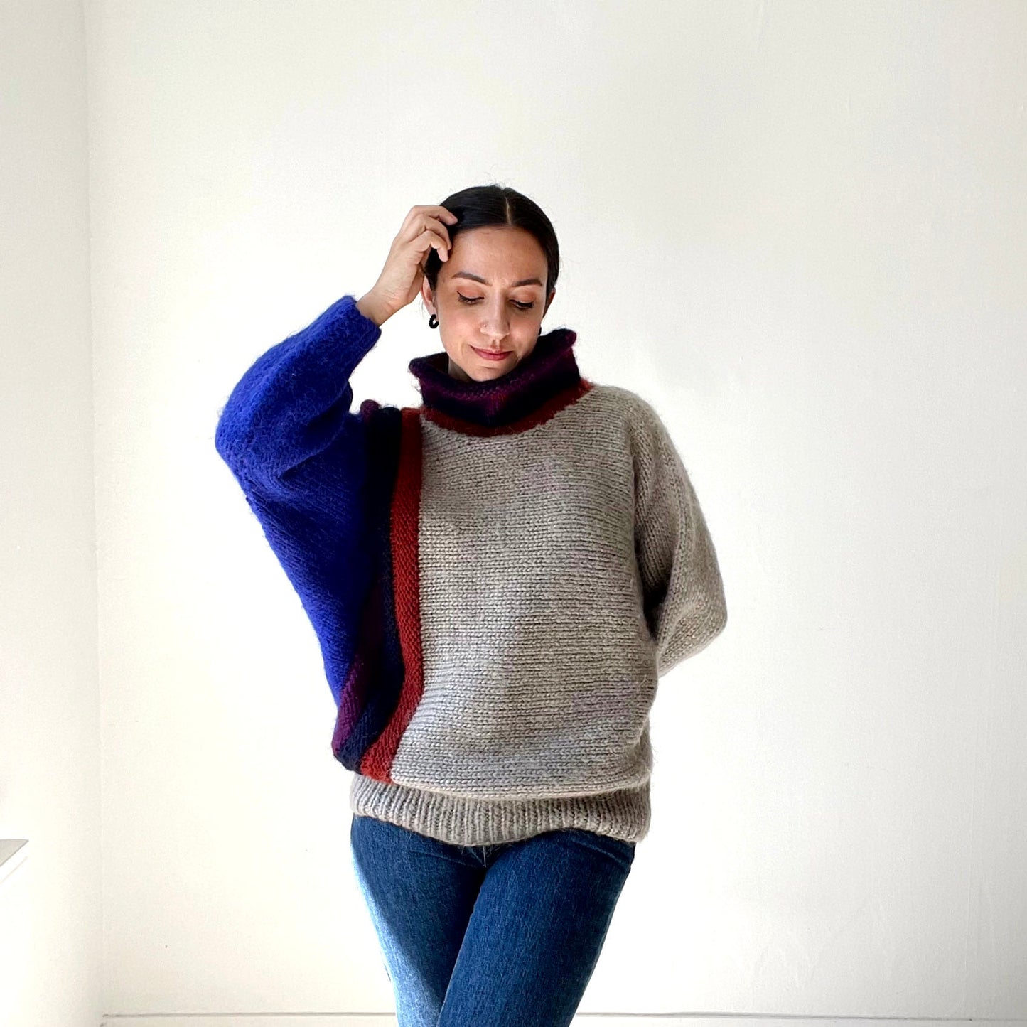 Colour-blocked Sweater