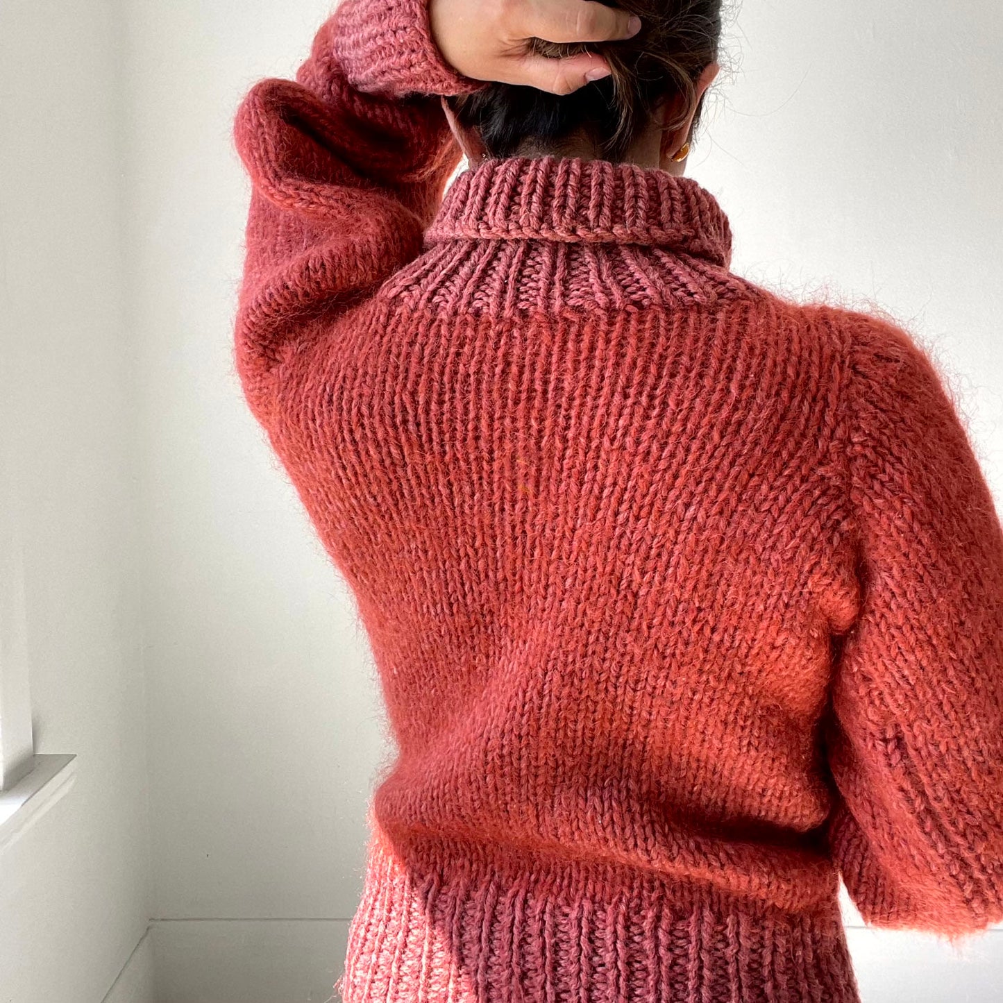 Persimmon Wool Turtleneck Sweater