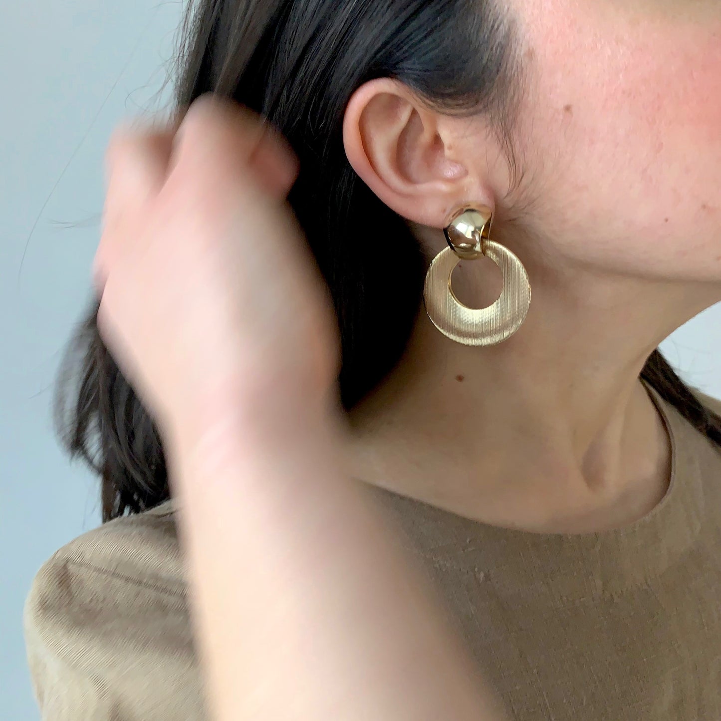 Chunky Gold Hoops