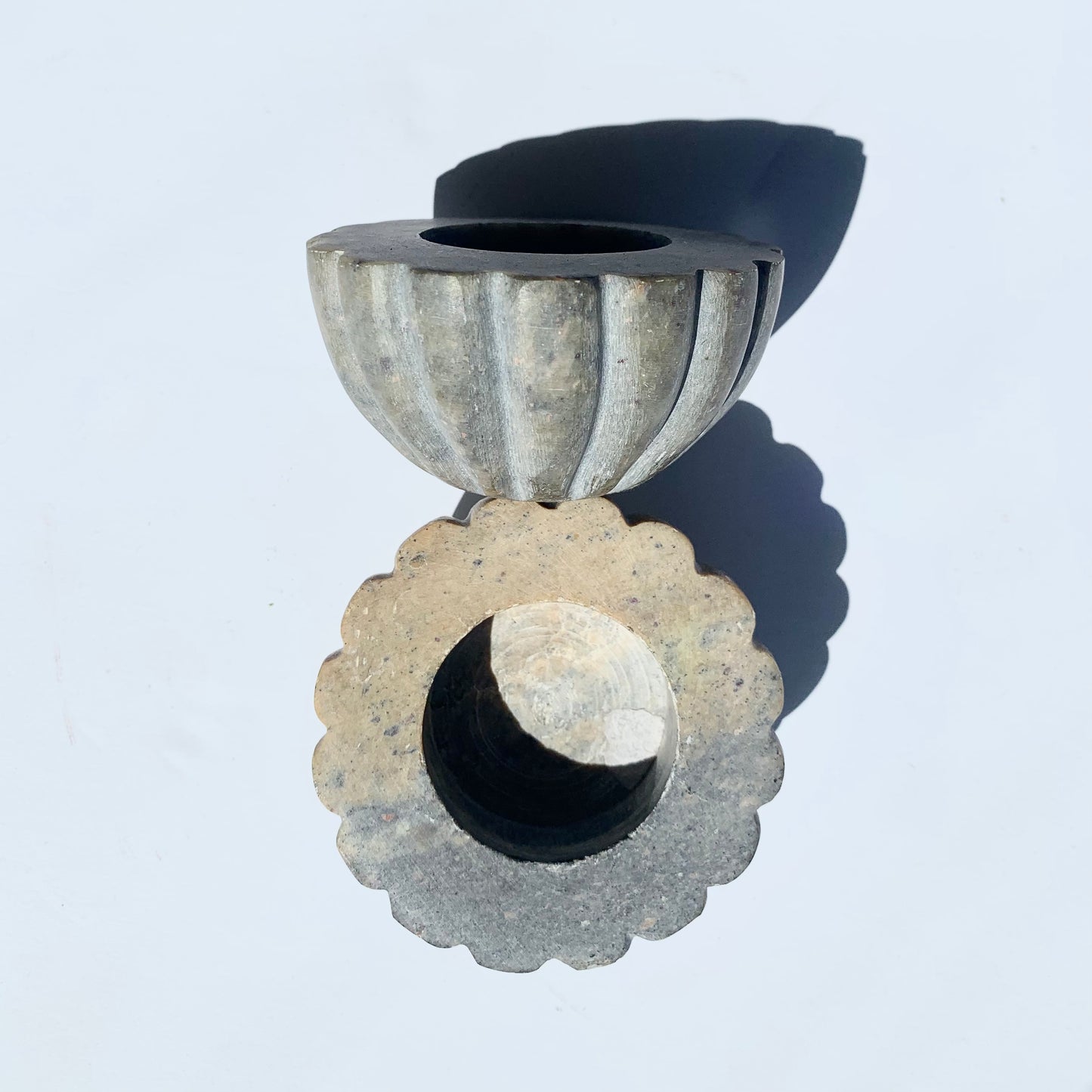 Stone Carved Tealight Holder