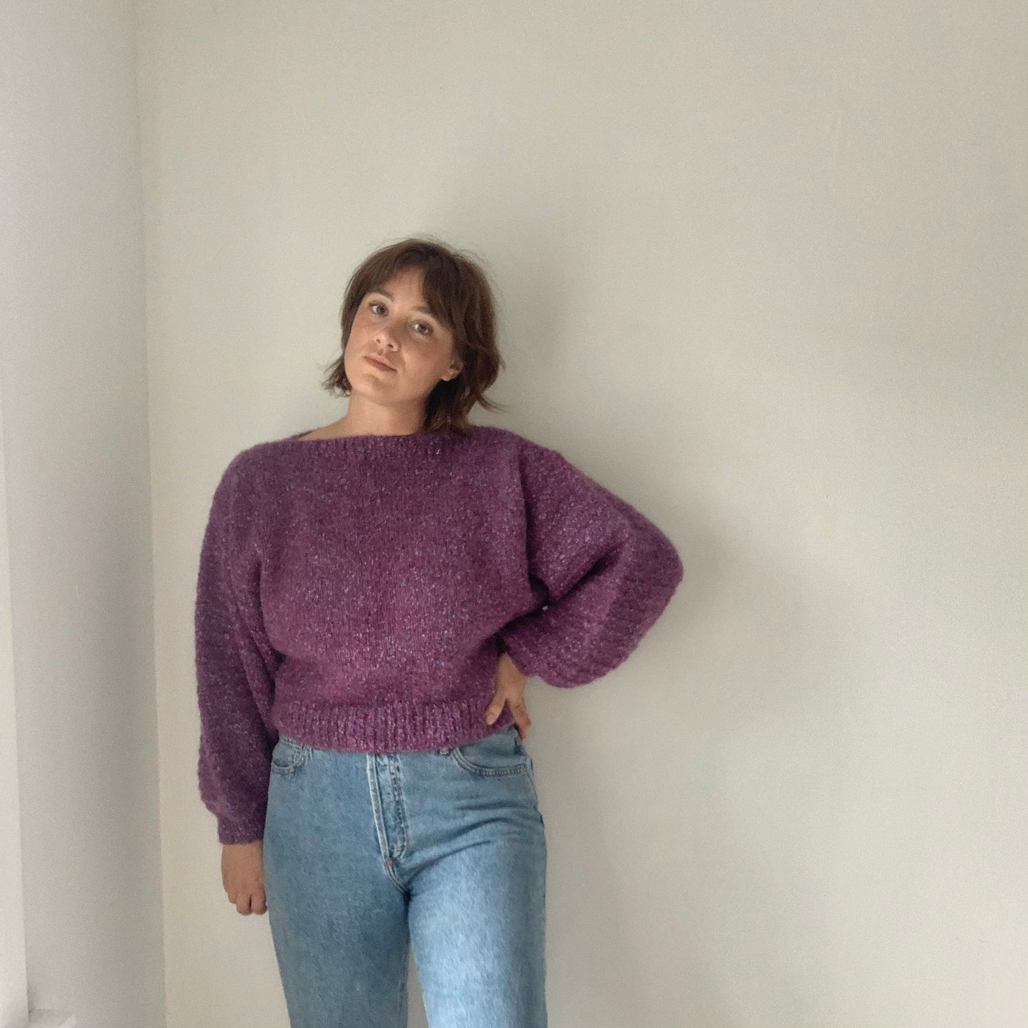 Grape & Lavender Sweater