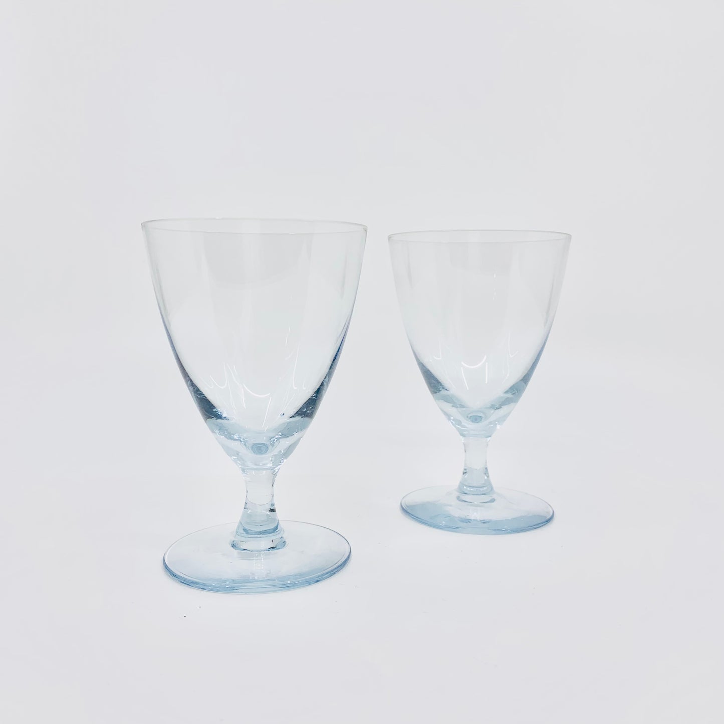 Icy Blue Cocktail Glass
