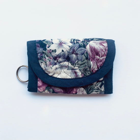 Floral Quilted Mini Wallet
