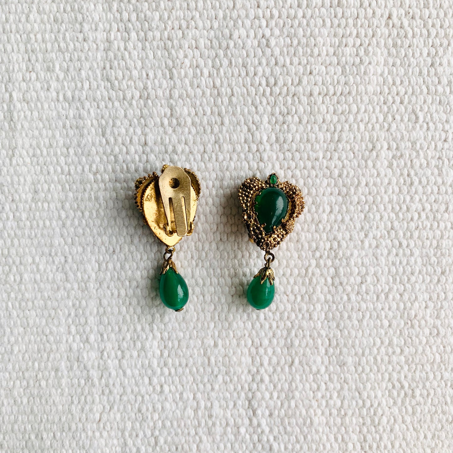 Emerald Clip-On Earring