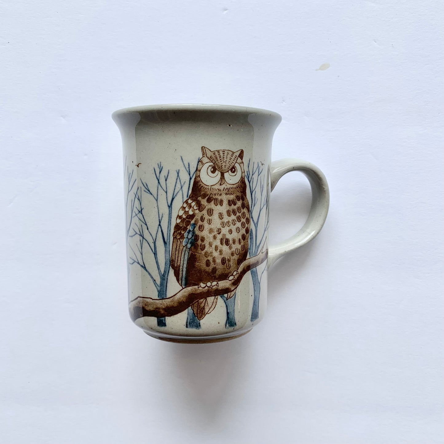 Japanese Stoneware Owl Mug