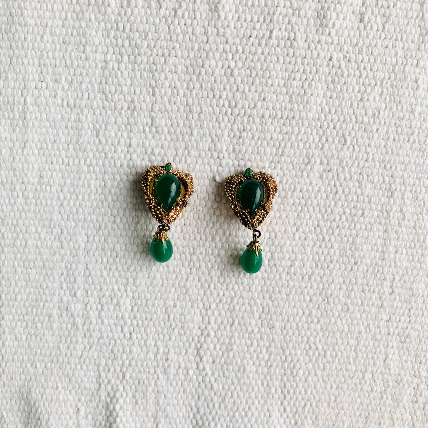 Emerald Clip-On Earring