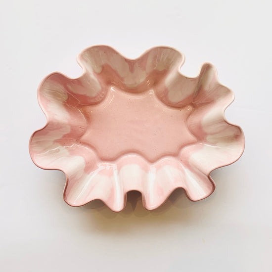 Pink 60s Wave Dish