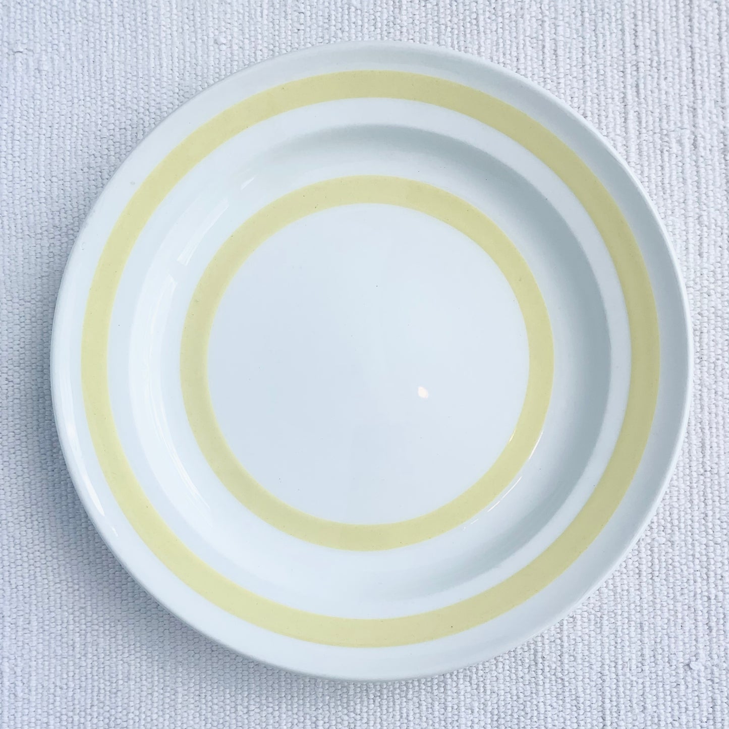 Yellow Moon Stoneware Plate