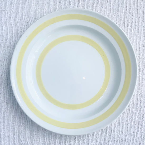 Yellow Moon Stoneware Plate