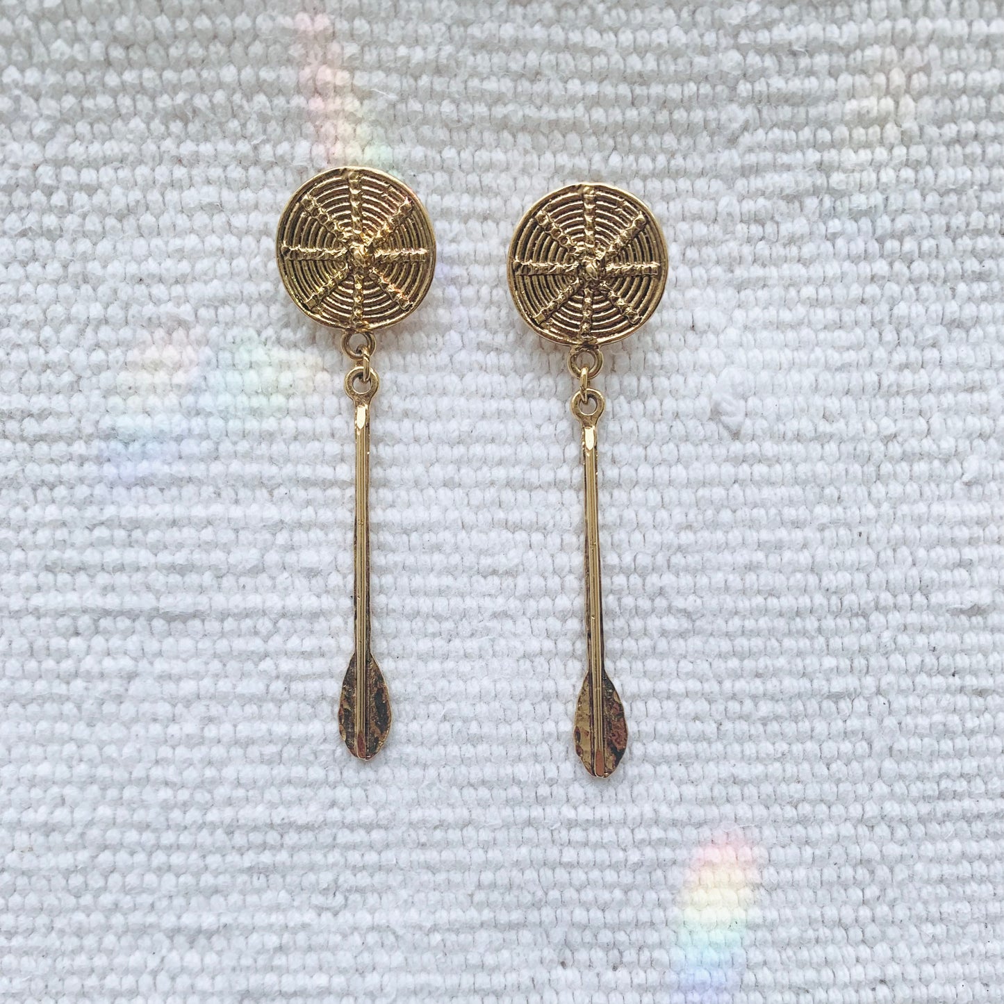 Gold Dangle Earrings